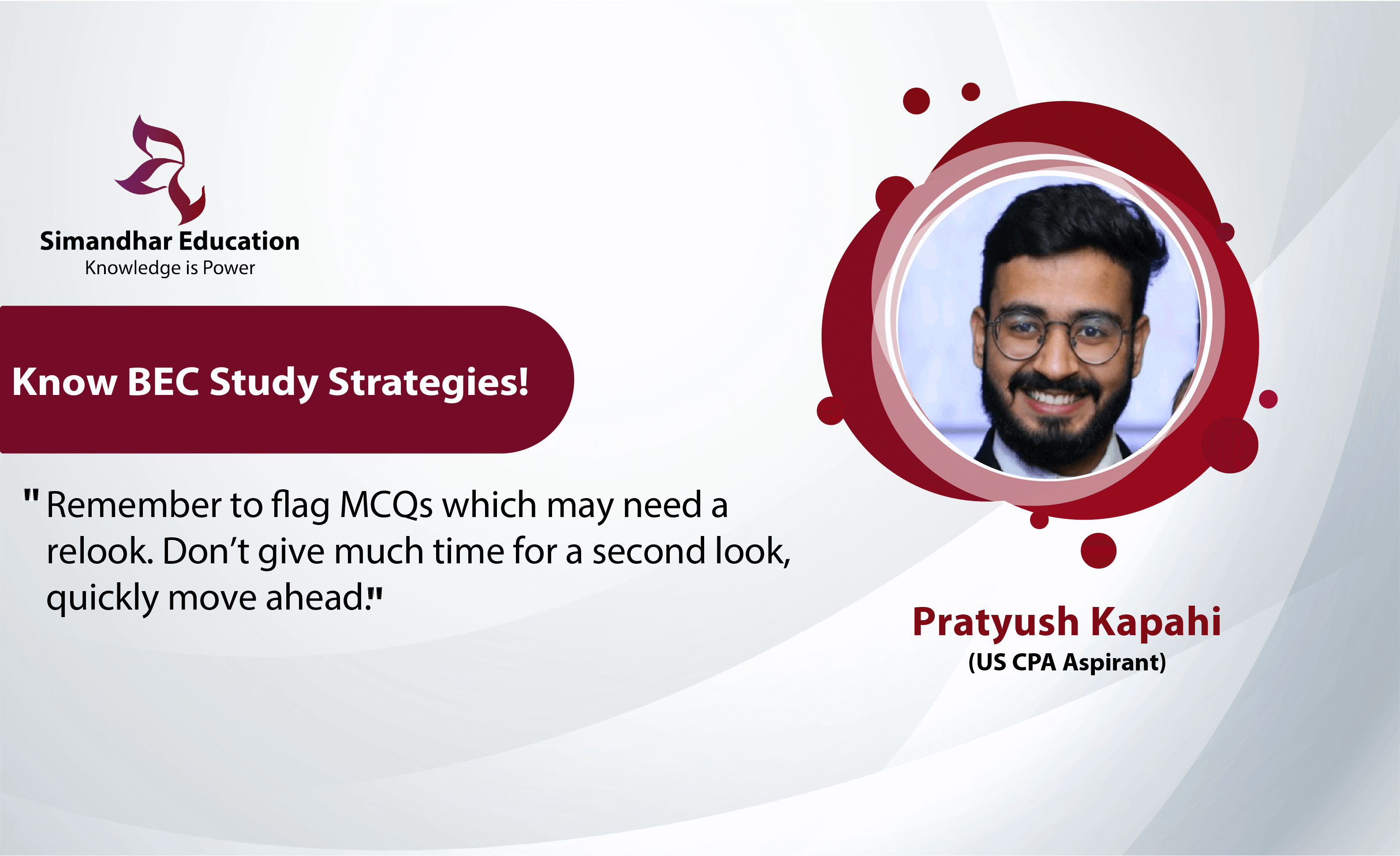 CPA BEC Exam Preparation Strategy from Pratyush Kapahi
