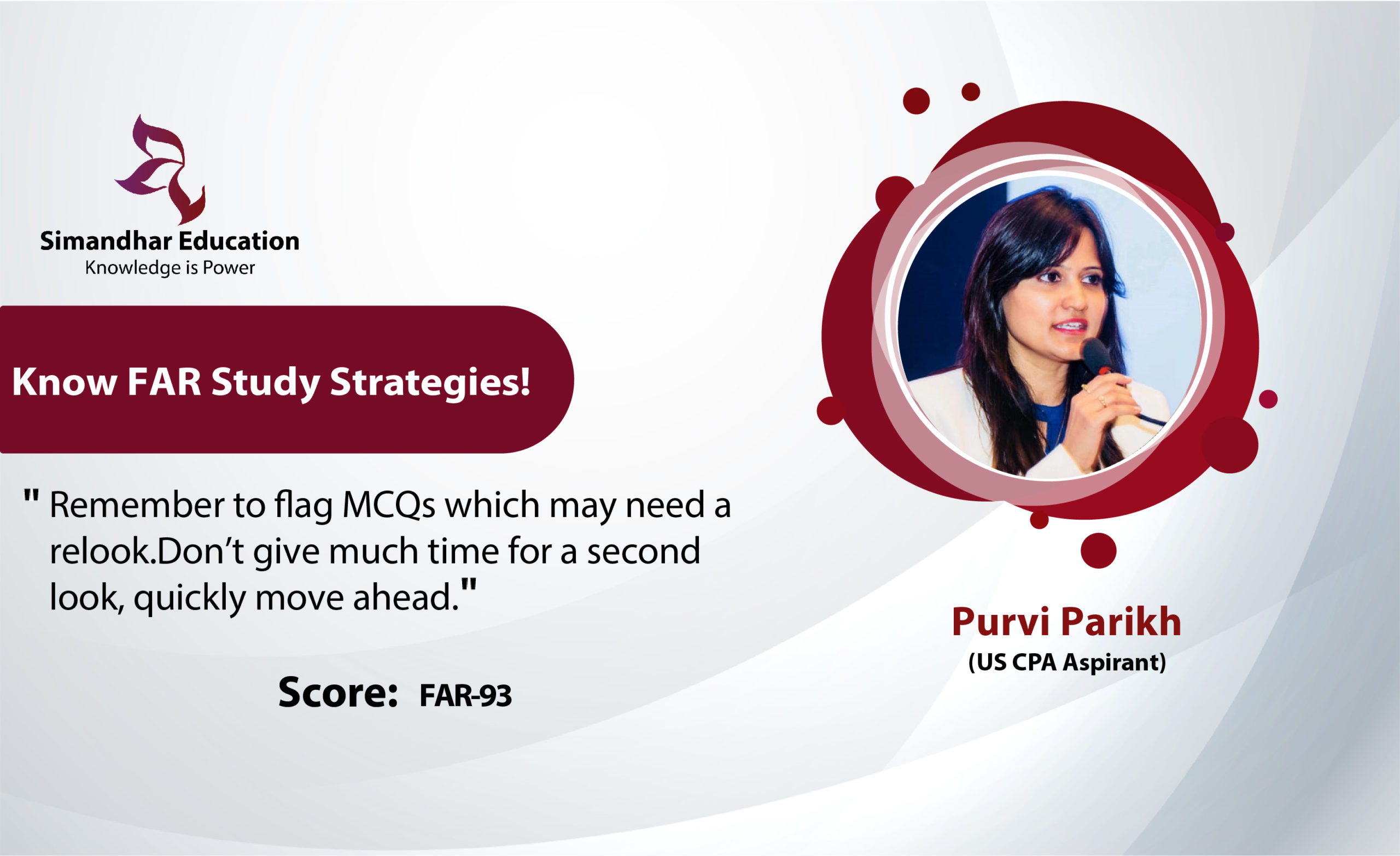 CPA FAR Section Preparation Strategy by Purvi Parikh