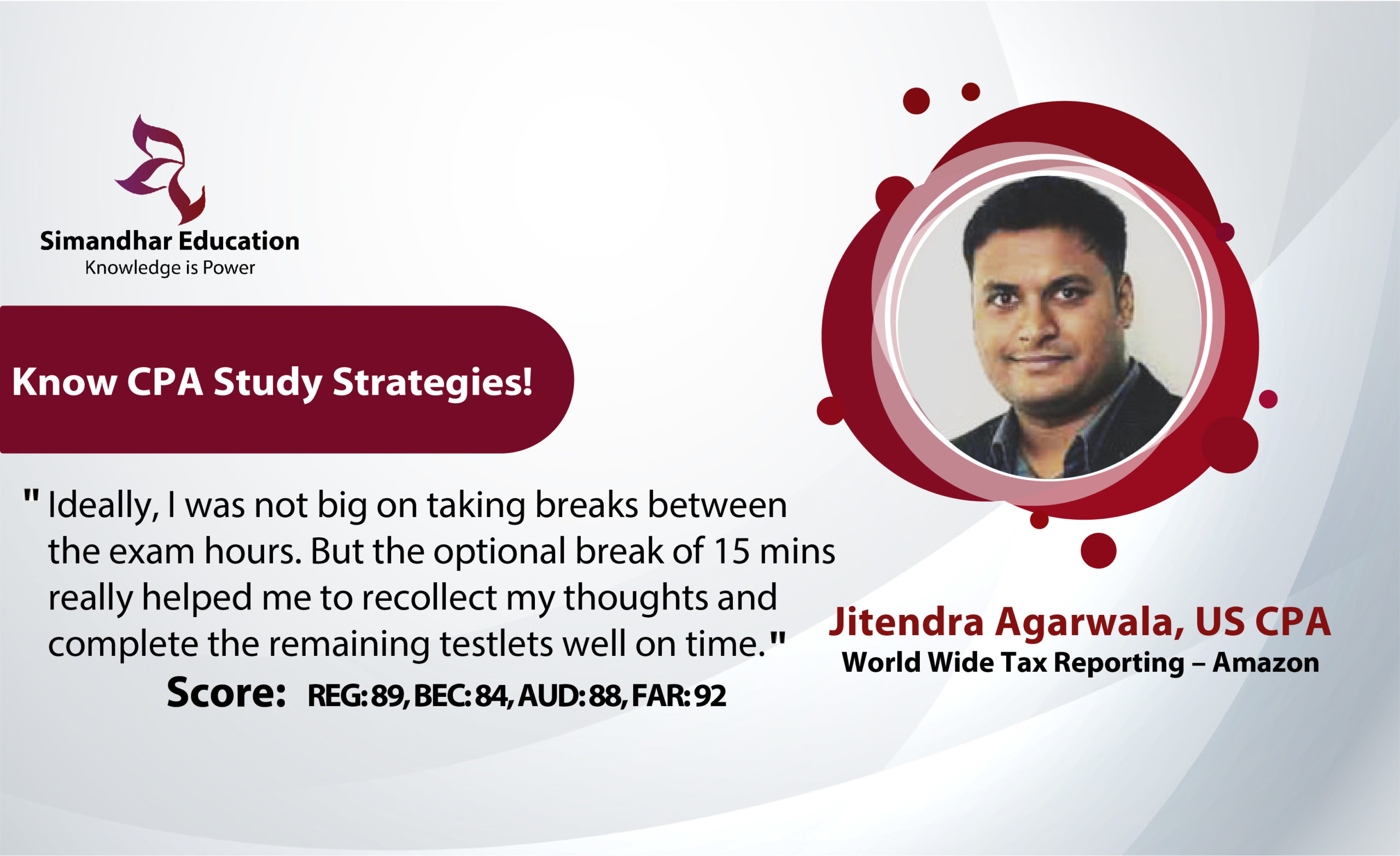 US CPA Exam Study Tips from Jitendra