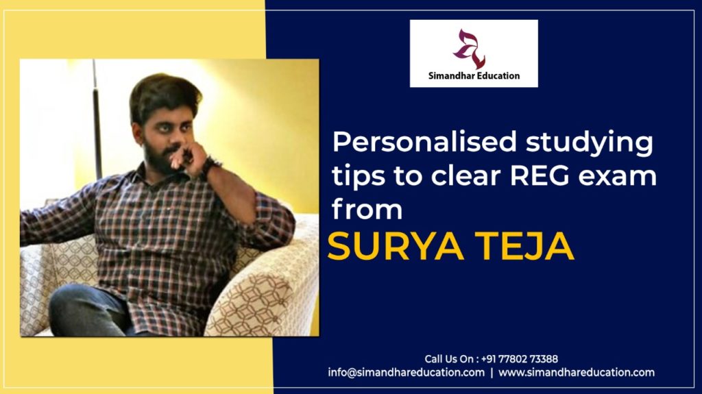 My Preparation Strategy for CPA-Regulation(REG) Section: Surya Teja