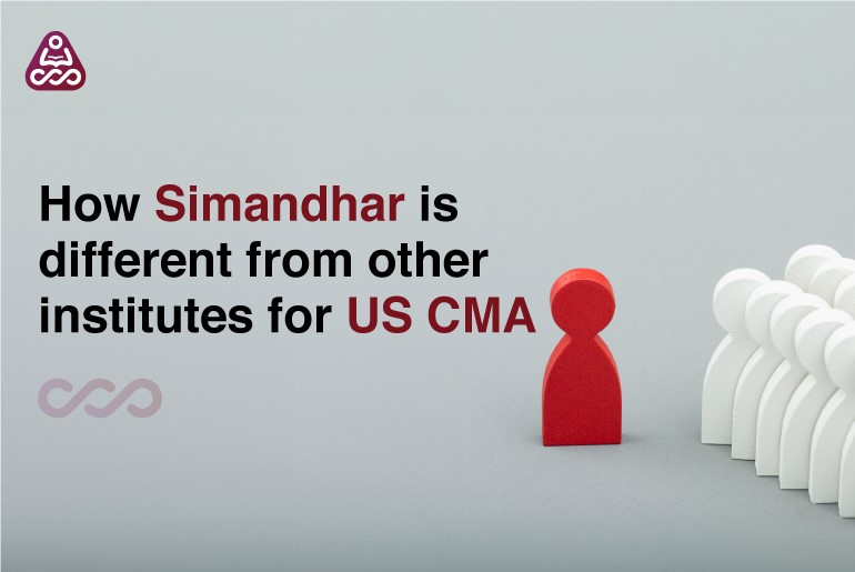 How Simandhar is different from other institutes for US CMA