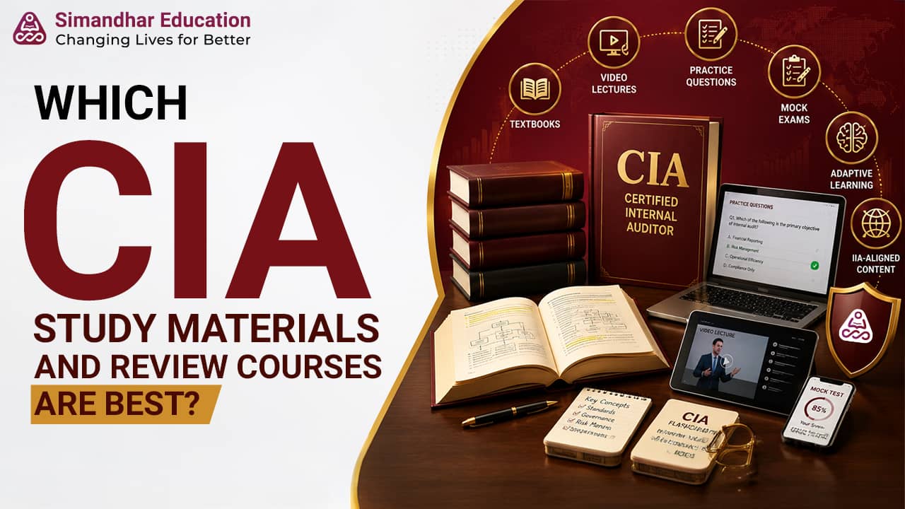CIA study material India guide with IIA resources, Gleim review and self-study options
