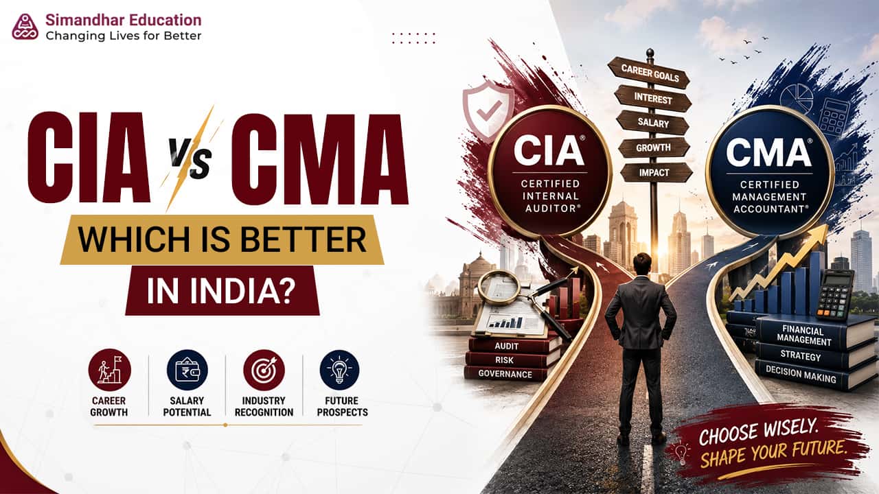 CIA vs CMA India comparison for audit risk and finance careers
