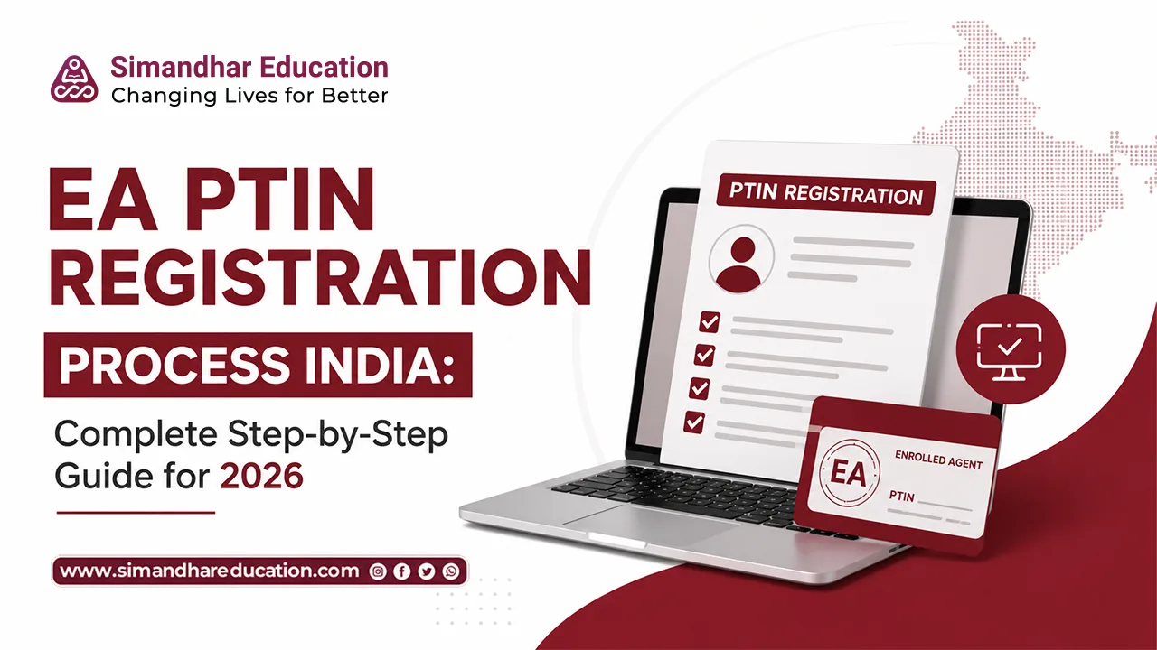 EA PTIN registration process for students and professionals in India 