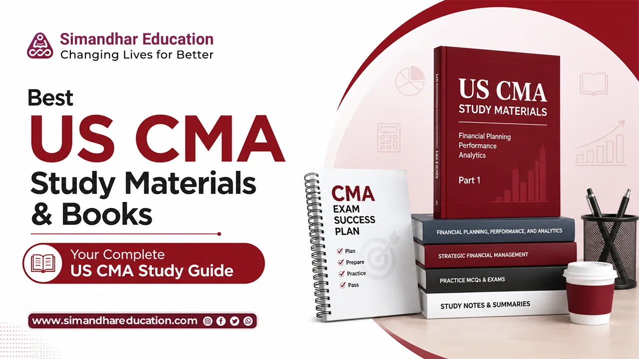 US CMA study material in India with Becker books, mock exams, and practice questions