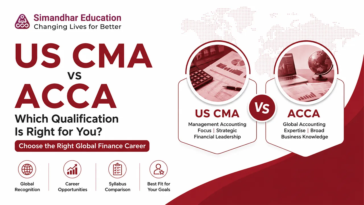CMA vs ACCA comparison with eligibility, syllabus, fees, salary, and career scope for Indian students