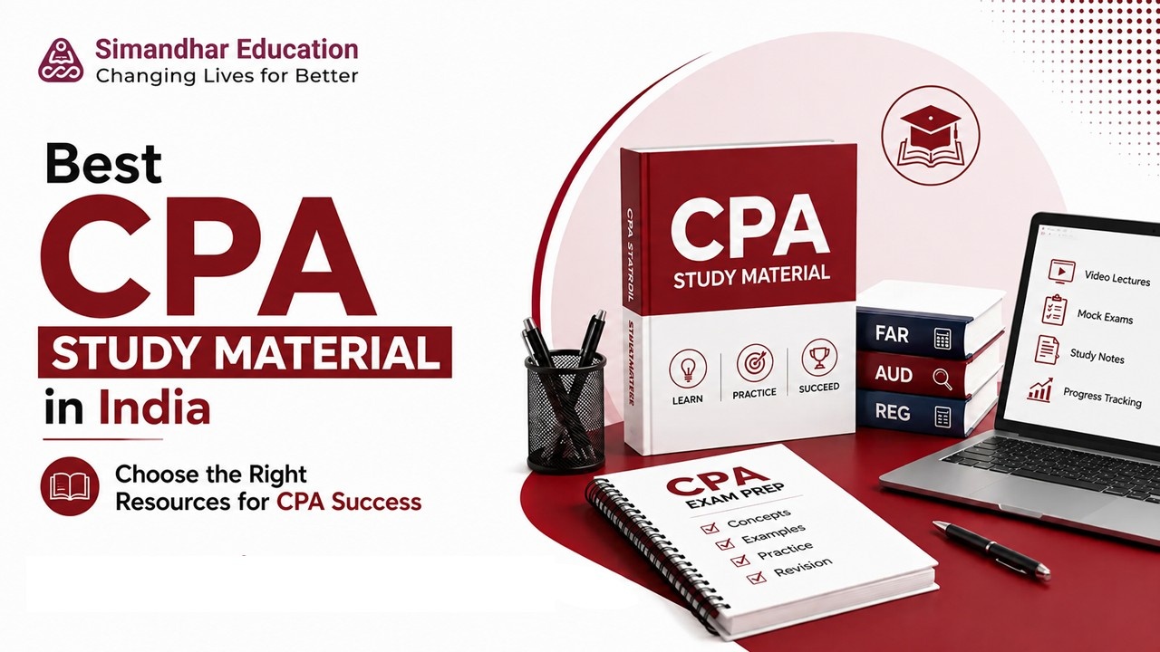 CPA study material in India with books, MCQ practice, and Becker CPA review