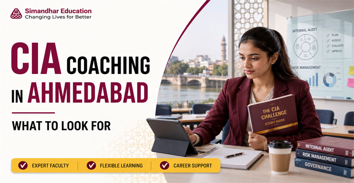CIA coaching in Ahmedabad for students and finance professionals pursuing Certified Internal Auditor careers in audit and risk management