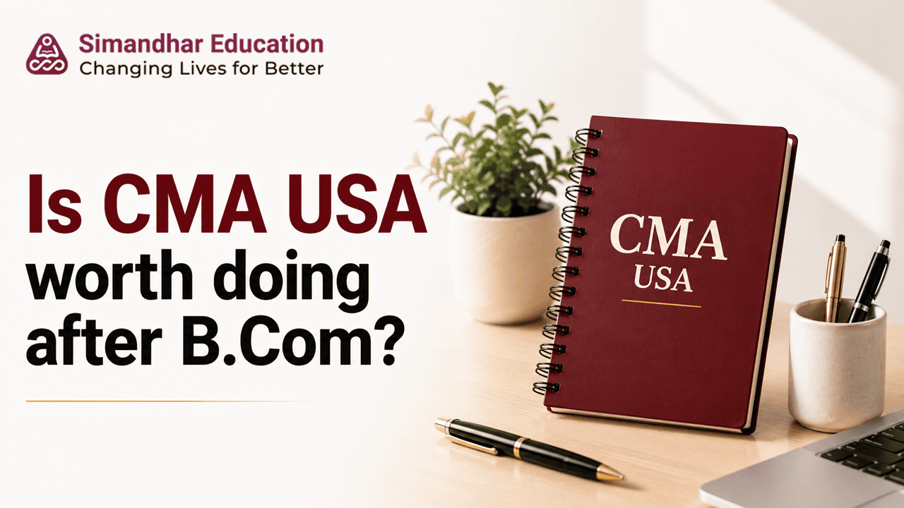 CMA USA after B.Com for finance career opportunities in India