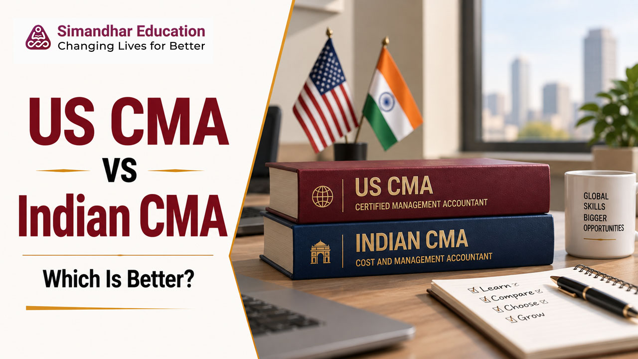 US CMA vs Indian CMA comparison showing differences in eligibility, course duration, exams, and career opportunities