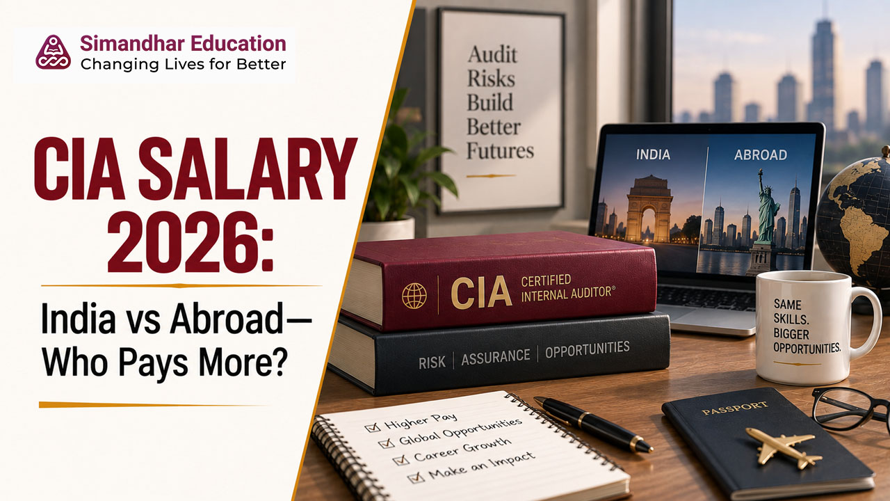 Comparison of Certified Internal Auditor salary in India and abroad in 2026, covering fresher pay, experienced roles, Big 4 opportunities, and global career growth.