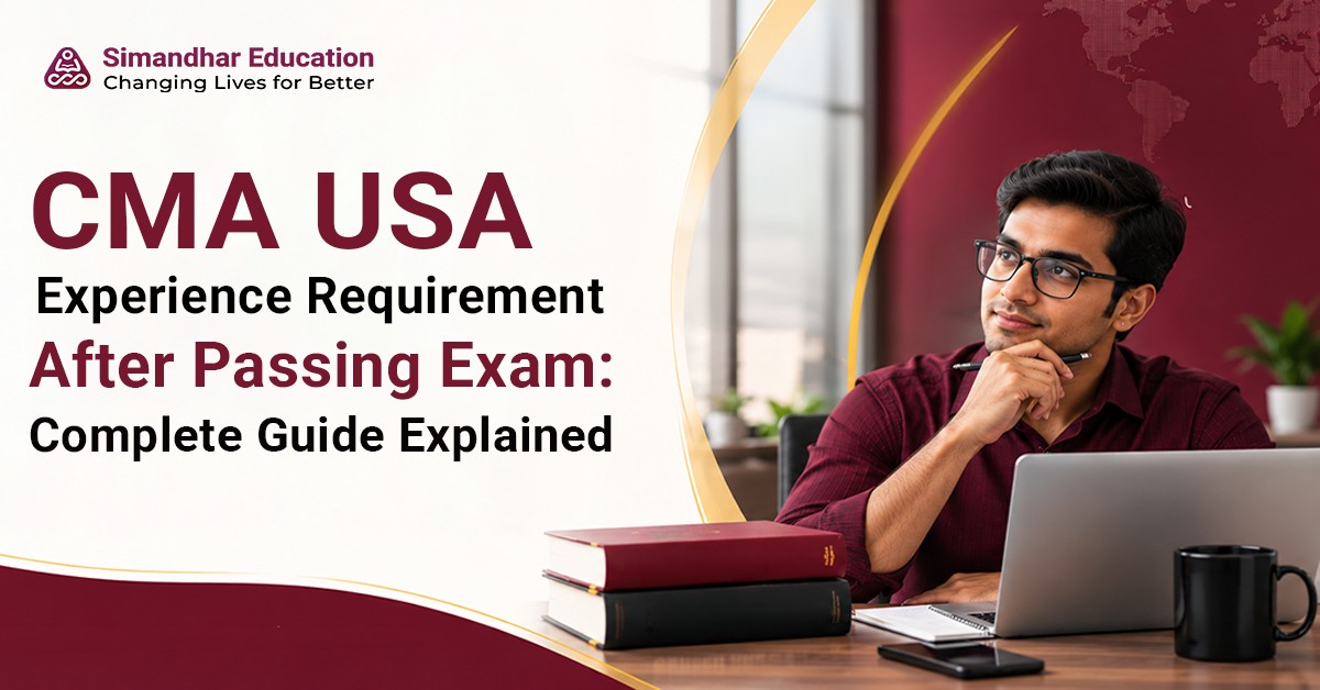 CMA USA candidate understanding the two-year work experience requirement, qualifying roles, and seven-year timeline after passing the exams.