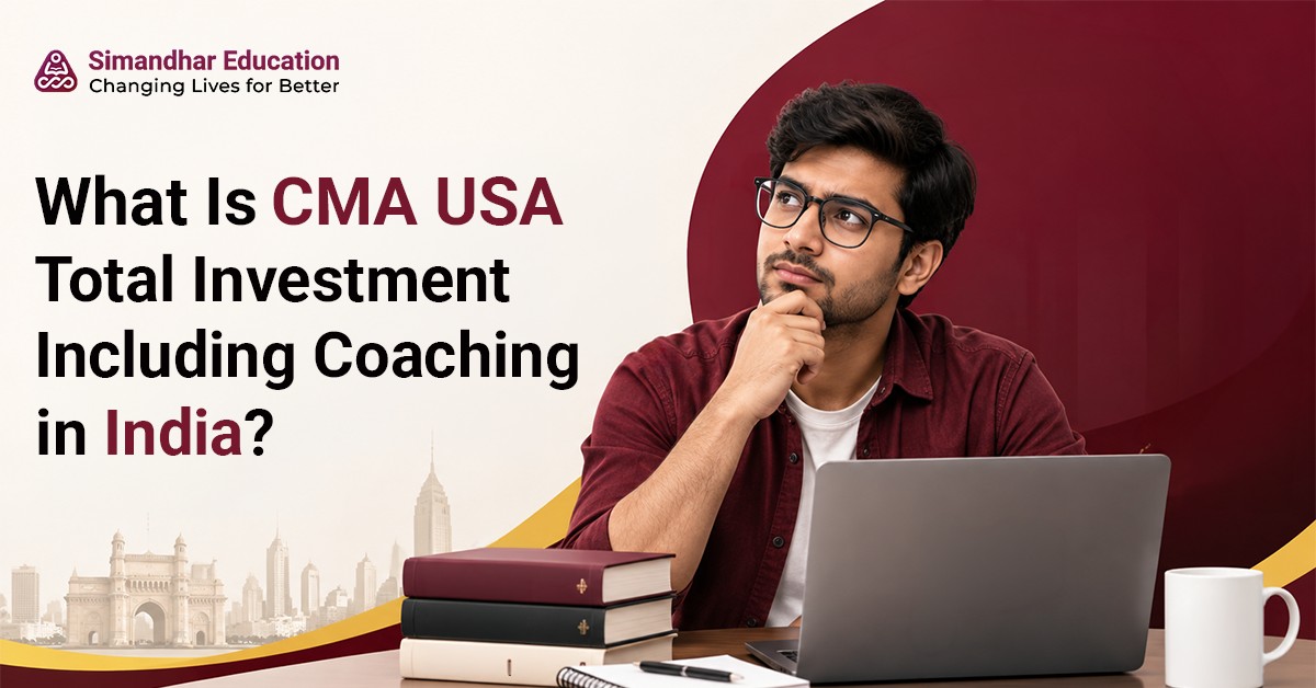 Indian CMA USA aspirant calculating total investment, including IMA fees, exam costs, coaching, study materials, and preparation expenses.