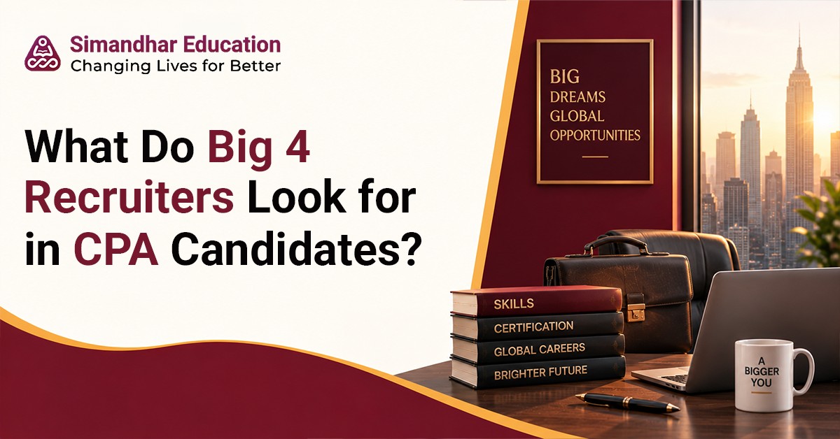 US CPA candidate preparing for Big 4 careers with accounting, analytical, digital, communication, and interview skills.