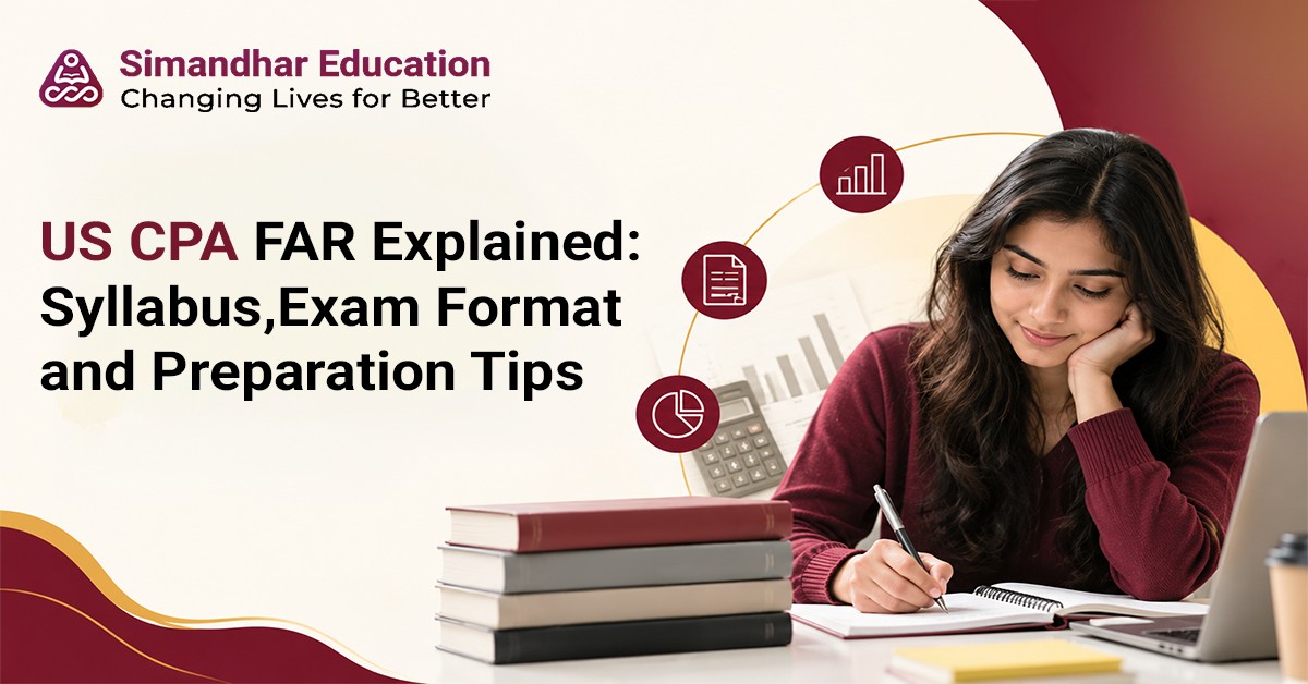 US CPA aspirant preparing for the FAR section by studying financial reporting, accounting concepts, MCQs, task based simulations, and exam strategies.