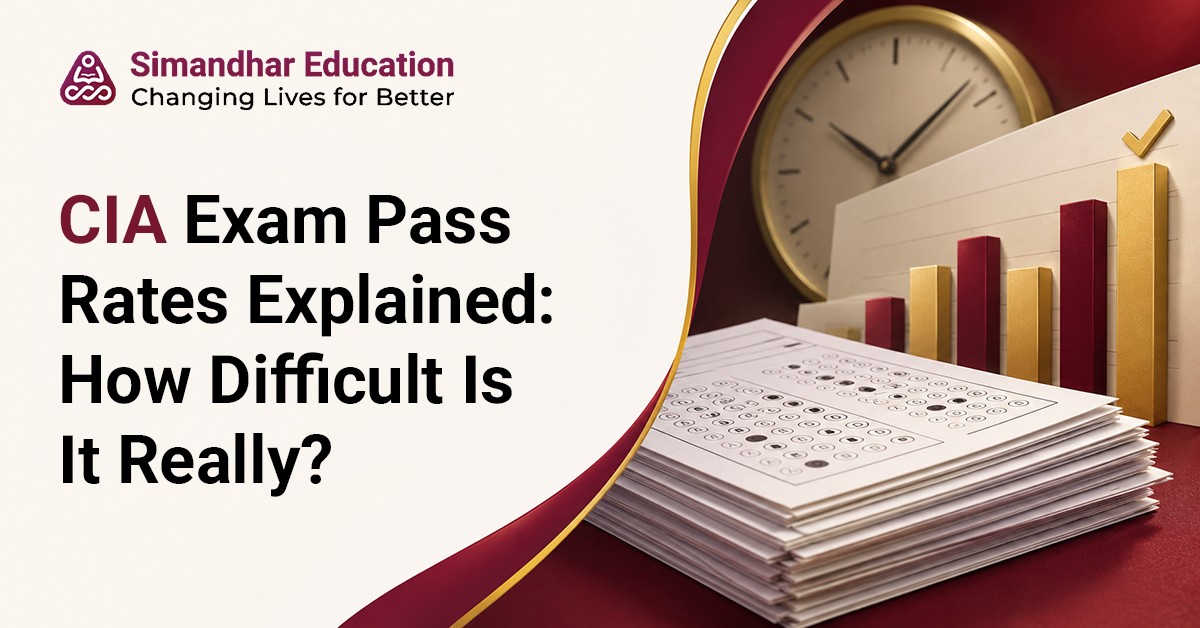 CIA candidate reviewing exam pass rates, practice questions, mock exam scores, and preparation strategies for all three Certified Internal Auditor exam parts.