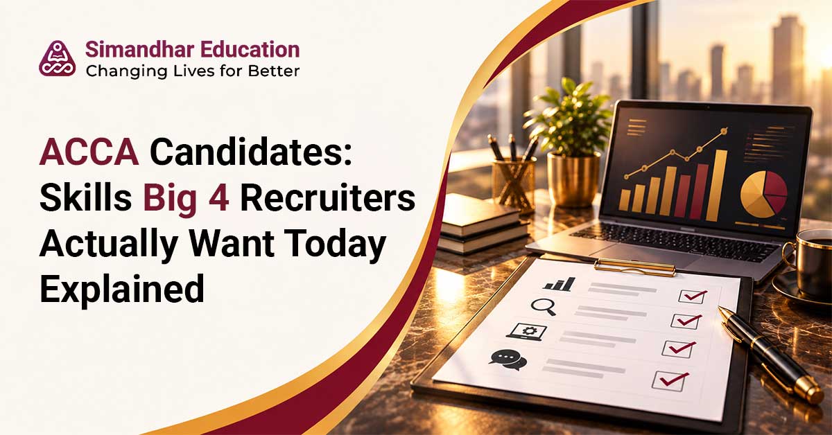 ACCA candidate preparing for a Big 4 interview with IFRS knowledge, Excel skills, accounting experience, communication abilities, and financial reporting expertise.